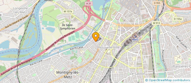 localisation de l'entreprise MADAME SOPHIE DELANGE à METZ