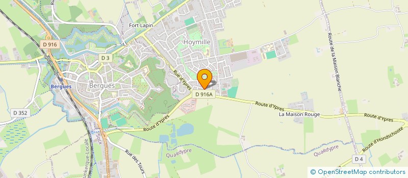 localisation de l'entreprise MADAME SOPHIE DELANNOYE  HOYMILLE