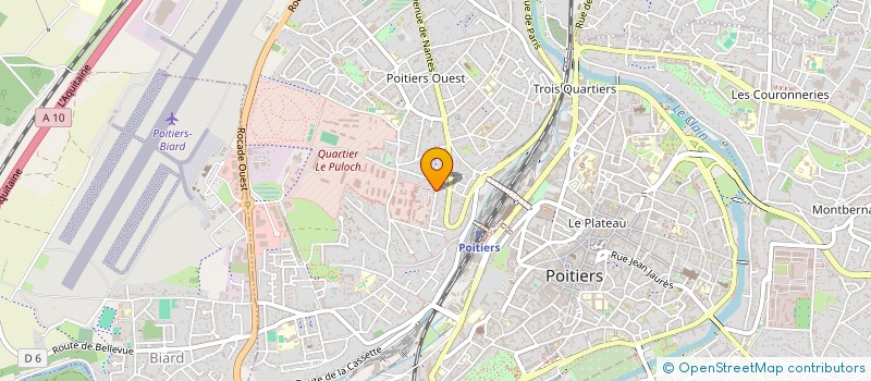 localisation de l'entreprise MADAME SOPHIE DELAPIERRE  POITIERS
