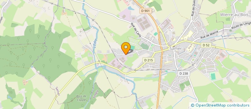 localisation de l'entreprise MADAME SOPHIE DELARASSE  SAMER