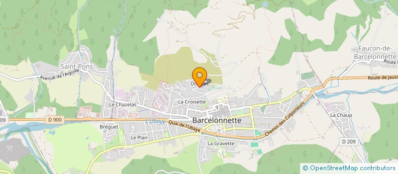 localisation de l'entreprise MADAME SOPHIE DELARUE à BARCELONNETTE