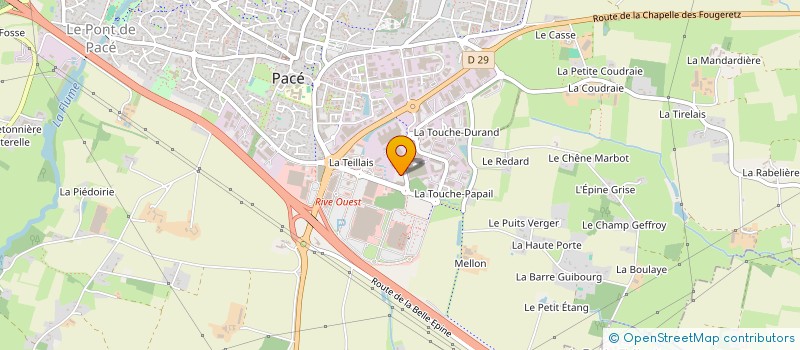localisation de l'entreprise MADAME SOPHIE DELAUNAY à PACE