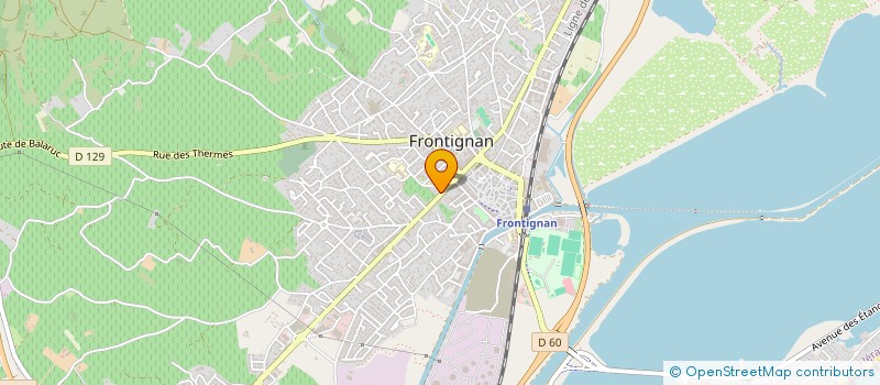 localisation de l'entreprise MADAME SOPHIE DELAUX à FRONTIGNAN