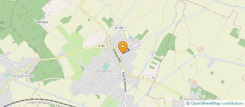localisation de l'entreprise MADAME SOPHIE DELAVAL à ORGERUS