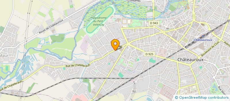localisation de l'entreprise MADAME SOPHIE DELAVALLE à CHATEAUROUX