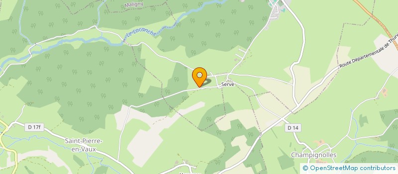 localisation de l'entreprise MADAME SOPHIE DELBUT  LACANCHE