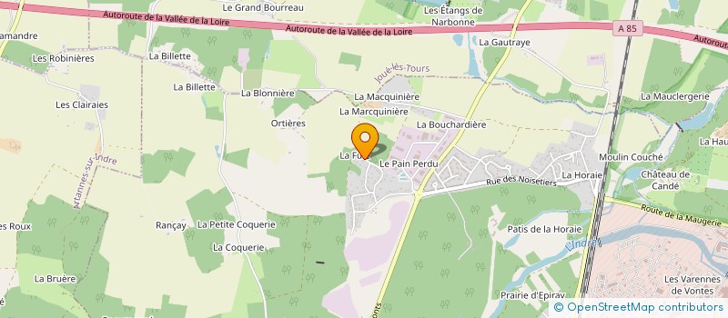 localisation de l'entreprise MADAME SOPHIE DELEPINE  MONTS