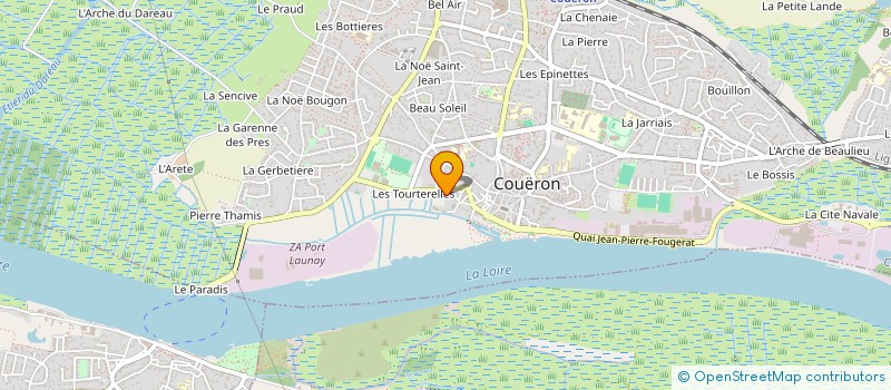 localisation de l'entreprise MADAME SOPHIE DELEPLANQUE à COUERON