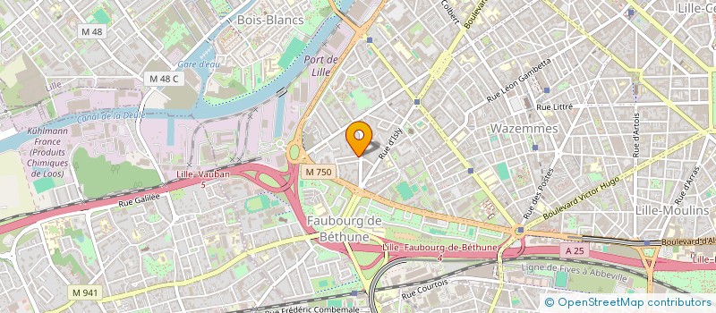 localisation de l'entreprise MADAME SOPHIE DELESPIERRE à LILLE