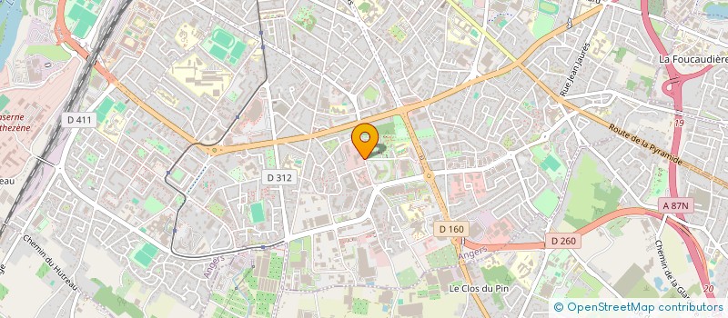 localisation de l'entreprise MADAME SOPHIE DELHUMEAU  ANGERS