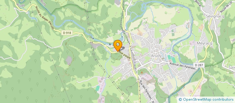 localisation de l'entreprise MADAME SOPHIE DELIE  ARUDY