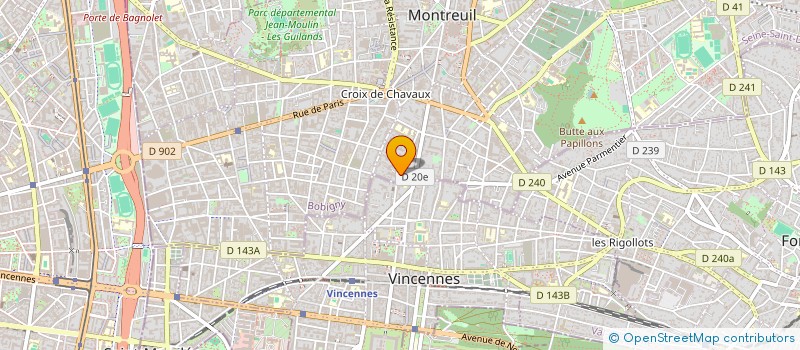 localisation de l'entreprise MADAME SOPHIE DELLOYE à MONTREUIL