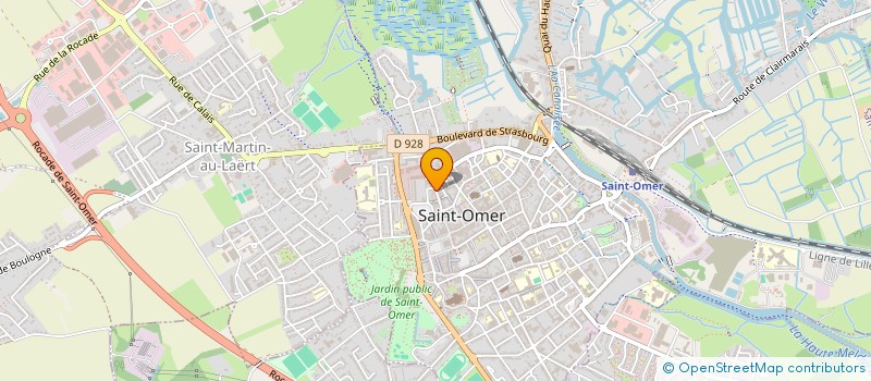 localisation de l'entreprise MADAME SOPHIE DELOHEN  SAINT-MARTIN-LEZ-TATINGHEM