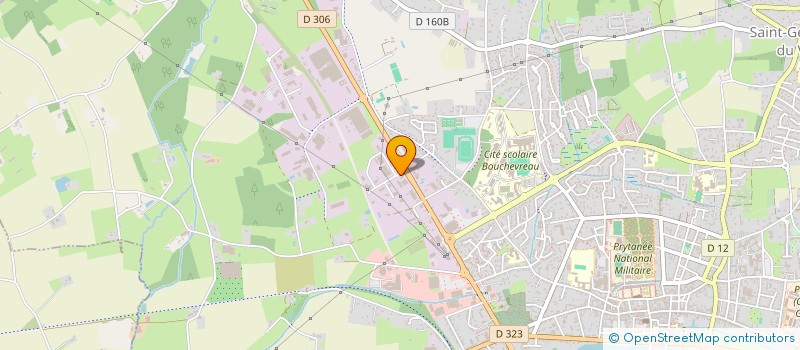 localisation de l'entreprise MADAME SOPHIE DELORD  LA FLECHE