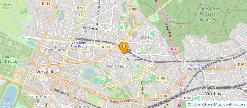localisation de l'entreprise MADAME SOPHIE DELORME à VERSAILLES