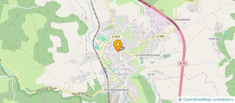 localisation de l'entreprise MADAME SOPHIE DELORT  SAINT-CHELY-D'APCHER