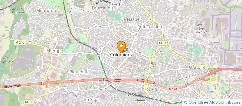 localisation de l'entreprise MADAME SOPHIE DELPECH à COLOMIERS