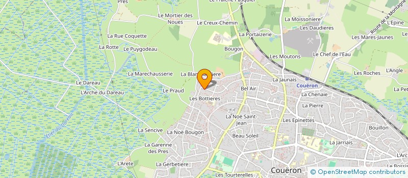 localisation de l'entreprise MADAME SOPHIE DELPIERRE  COUERON