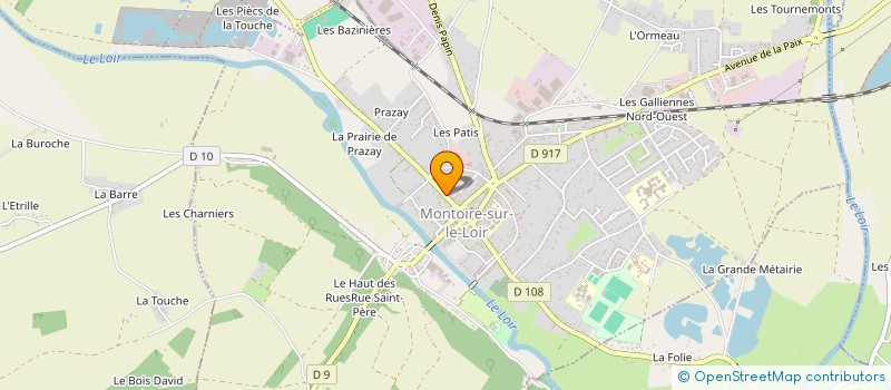 localisation de l'entreprise MADAME SOPHIE DELPY à MONTOIRE-SUR-LE-LOIR
