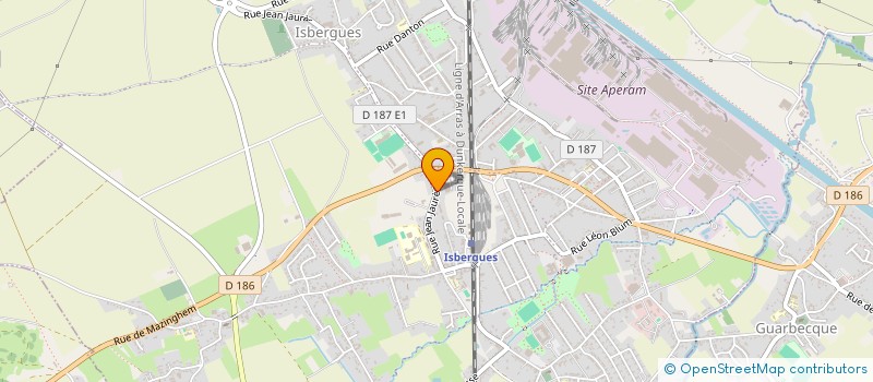 localisation de l'entreprise MADAME SOPHIE DELVART à ISBERGUES