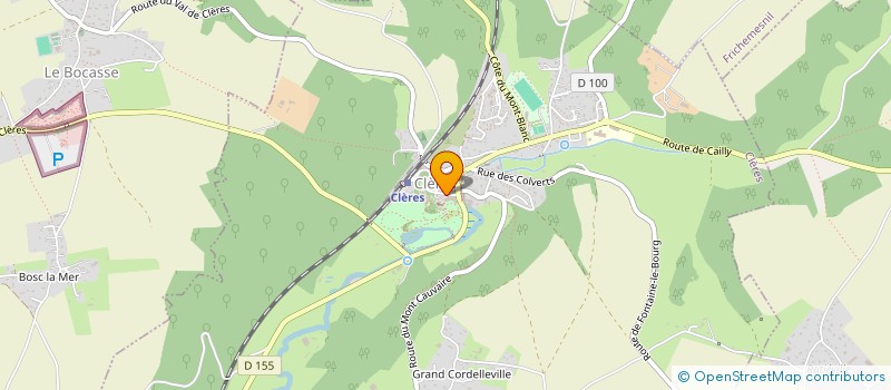 localisation de l'entreprise MADAME SOPHIE DEMANNEVILLE à CLERES