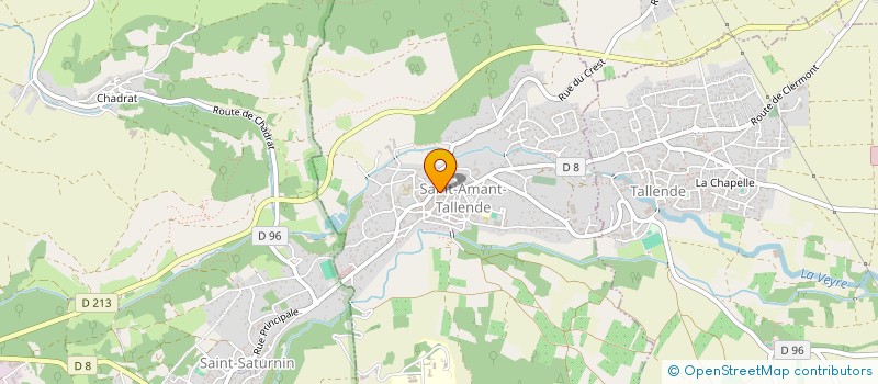 localisation de l'entreprise MADAME SOPHIE DENEBOUDE  SAINT-AMANT-TALLENDE