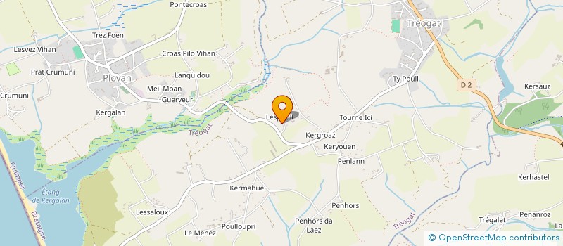 localisation de l'entreprise MADAME SOPHIE DENIS  TREOGAT