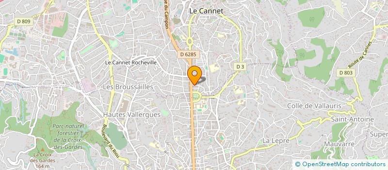 localisation de l'entreprise MADAME SOPHIE DENIS-HELOUIS  LE CANNET