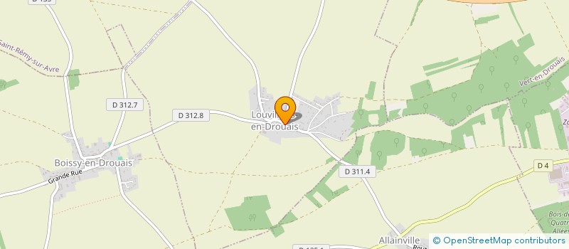 localisation de l'entreprise MADAME SOPHIE DENISART à LOUVILLIERS EN DROUAIS