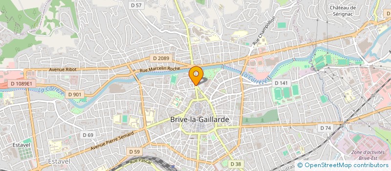 localisation de l'entreprise MADAME SOPHIE DEPELLEY à BRIVE-LA-GAILLARDE