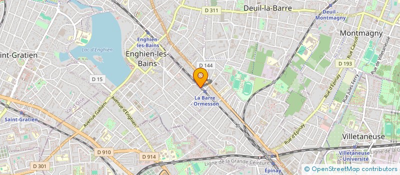 localisation de l'entreprise MADAME SOPHIE DEPIERRE  ENGHIEN-LES-BAINS