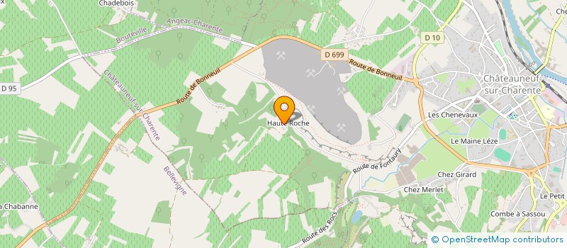 localisation de l'entreprise MADAME SOPHIE DEPRECQ à CHATEAUNEUF-SUR-CHARENTE