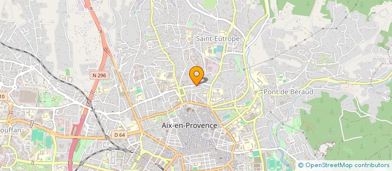 localisation de l'entreprise MADAME SOPHIE DERVILLE à AIX-EN-PROVENCE