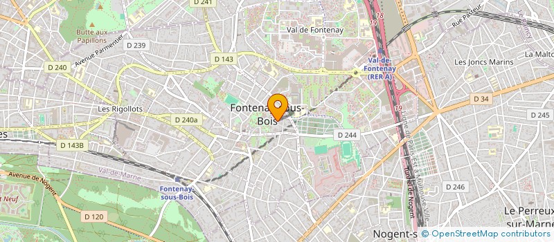 localisation de l'entreprise MADAME SOPHIE DERVIN à FONTENAY-SOUS-BOIS
