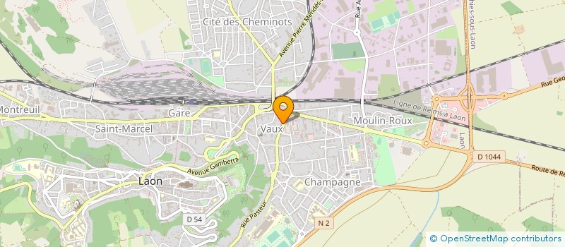 localisation de l'entreprise MADAME SOPHIE DESACHY à LAON