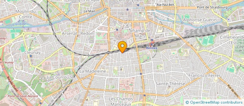 localisation de l'entreprise MADAME SOPHIE DESBRUYERES  RENNES