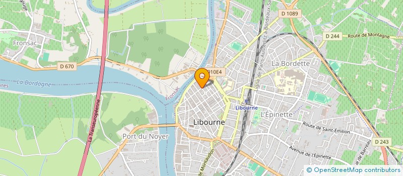 localisation de l'entreprise MADAME SOPHIE DESCHAMPS  LIBOURNE