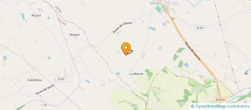 localisation de l'entreprise MADAME SOPHIE DESCHAMPS  VENES