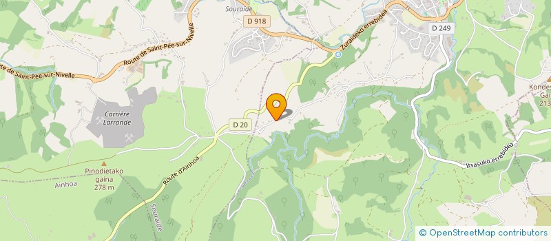 localisation de l'entreprise MADAME SOPHIE DESCLOUS  ESPELETTE