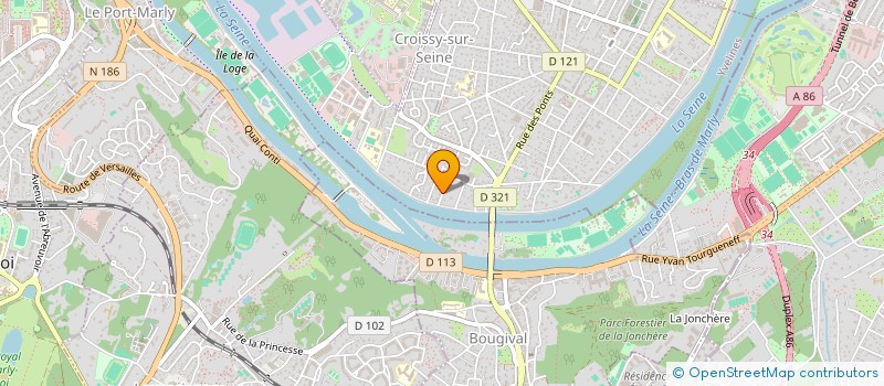 localisation de l'entreprise MADAME SOPHIE DESHERIES à CROISSY-SUR-SEINE