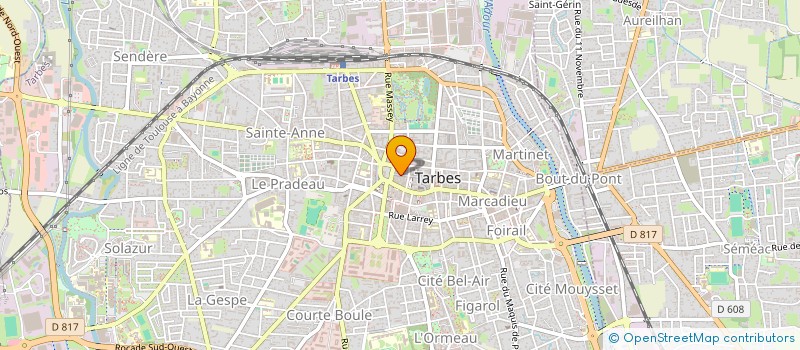 localisation de l'entreprise MADAME SOPHIE DESMOULINS à TARBES