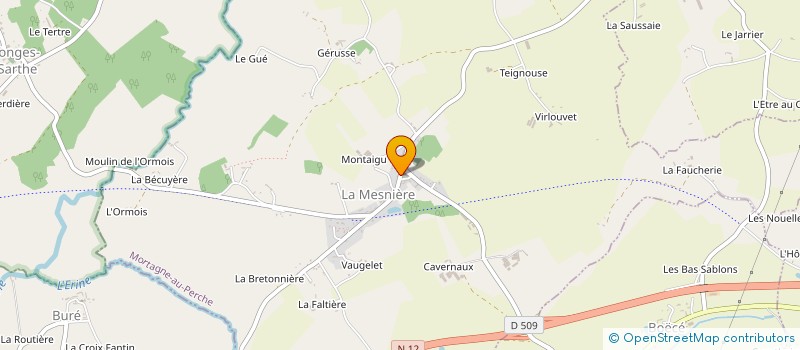 localisation de l'entreprise MADAME SOPHIE DESOUCHE à LA MESNIERE