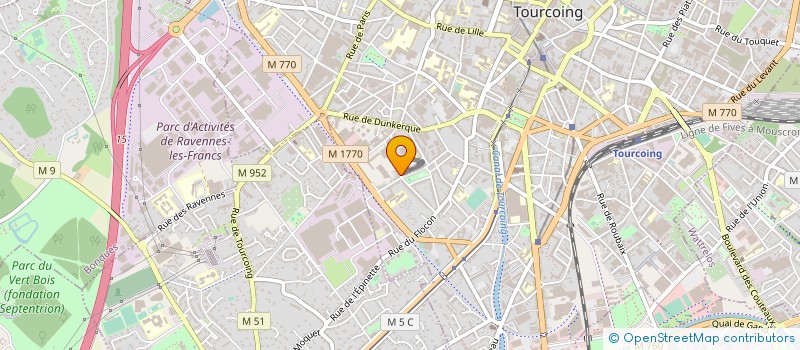 localisation de l'entreprise MADAME SOPHIE DESPREZ  TOURCOING