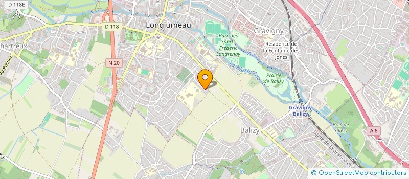 localisation de l'entreprise MADAME SOPHIE DESSARDINS à LONGJUMEAU