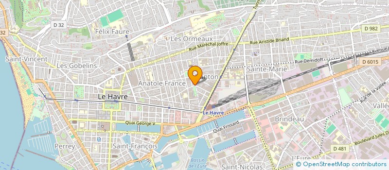 localisation de l'entreprise MADAME SOPHIE DESSOYER  LE HAVRE