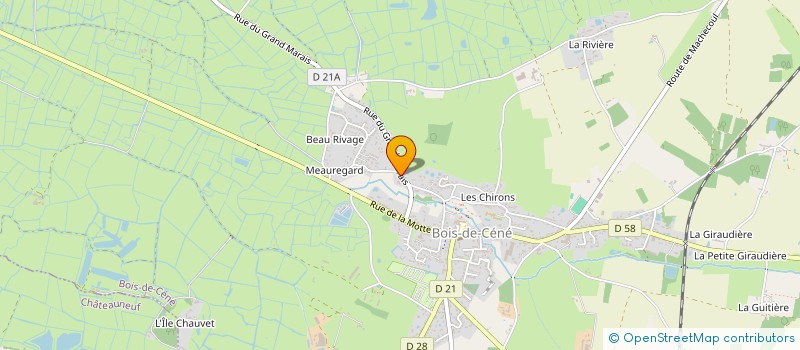 localisation de l'entreprise MADAME SOPHIE DESTOUCHES à BOIS-DE-CENE