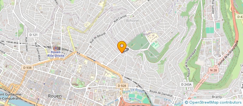 localisation de l'entreprise MADAME SOPHIE DEVE  ROUEN