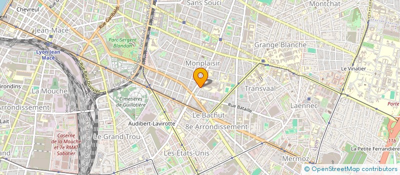 localisation de l'entreprise MADAME SOPHIE DEVELAY  LYON