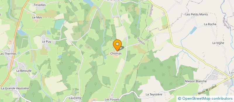 localisation de l'entreprise MADAME SOPHIE DEVOYON à BUSSIERE-GALANT