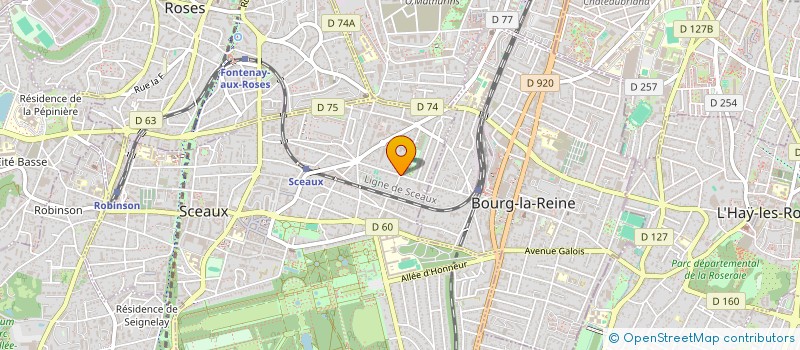 localisation de l'entreprise MADAME SOPHIE DEYROLLE à SCEAUX